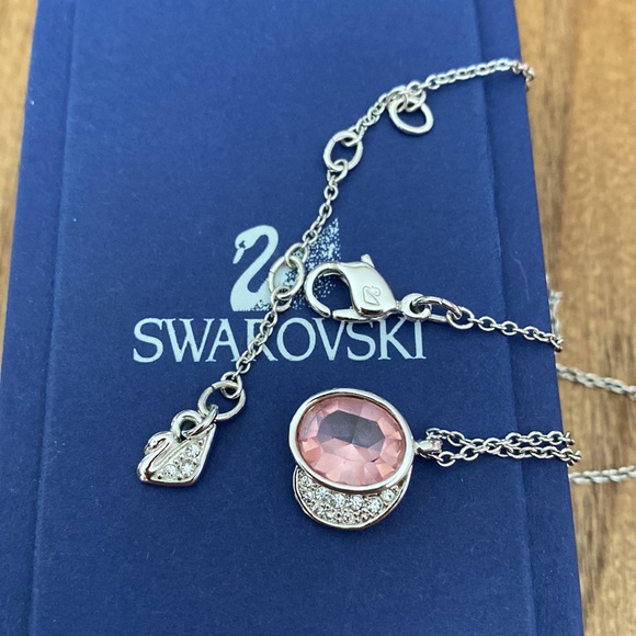 Rare. Retired Swarovski Breast Cancer Awareness 2009 Pink Hope Necklace. NIB - Picture 17 of 17